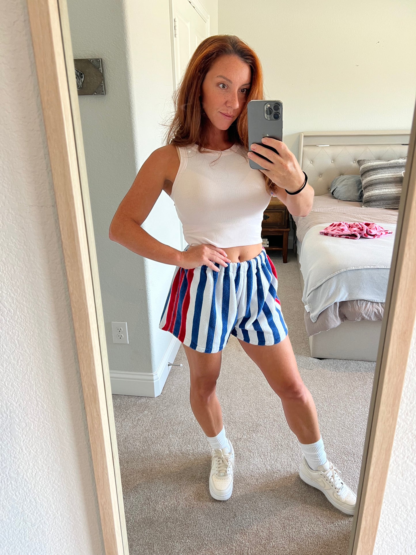 red white and striped